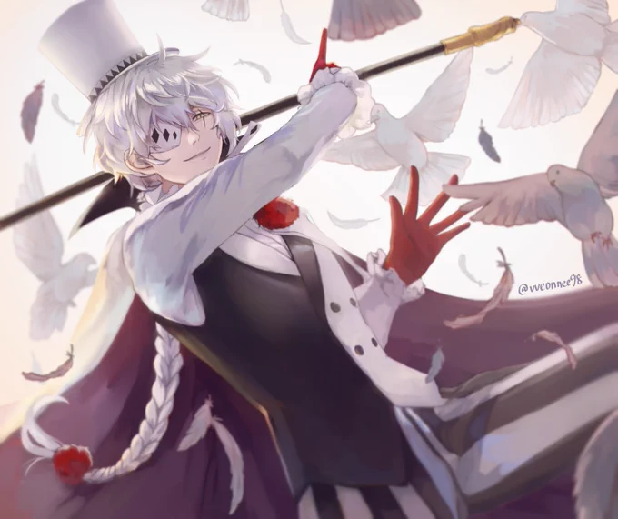 #鳥好きの三つ編み道化師誕生祭
#天人五衰の道化師誕生祭2020

お誕生日おめでとう～～✨ 