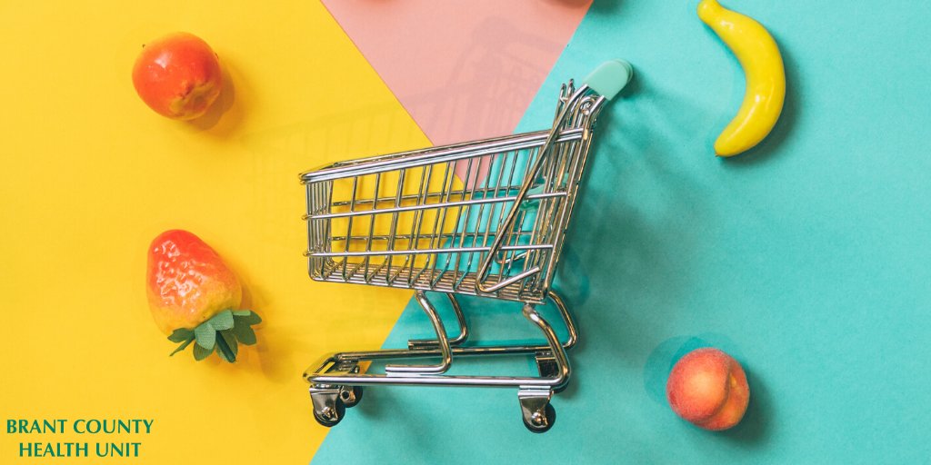 #PhysicalDistancing Tip: Limit grocery shopping to once a week, if possible. Avoiding non-essential trips into the community helps to keep everyone safe and slows the spread of COVID-19. bchu.org/coronavirus #TeamBrant #SlowTheSpread