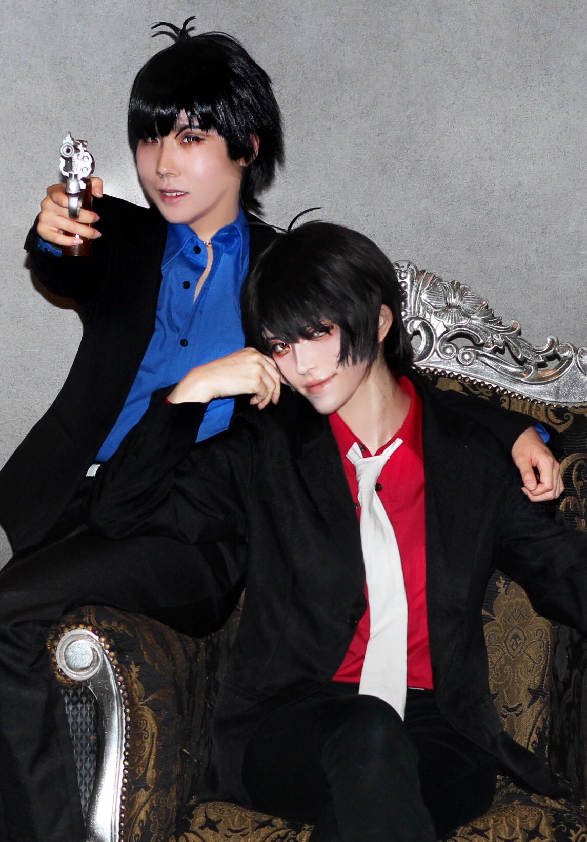 つみれ コスプレ おそ松さん マフィア松 カラ松ぅ 兄ちゃんアイツ邪魔だなあ して コスプレ Cosplay