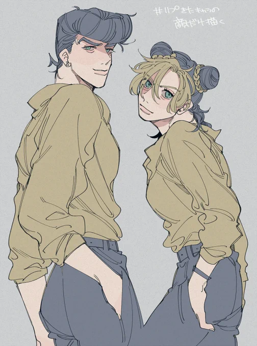 リプきたキャラの顔だけ描くやつでした!
他の部描くのもたのしィ～ありがとうございました! 