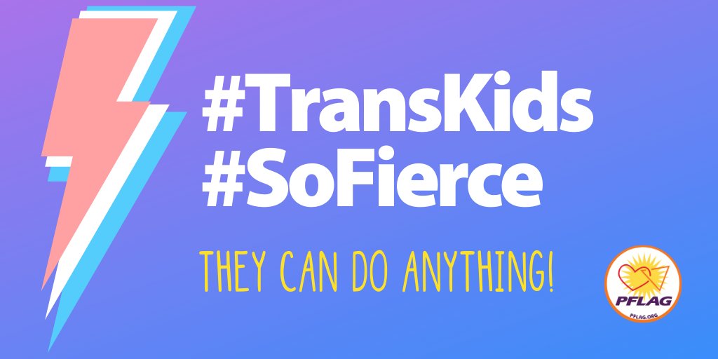 #Transkids #sofierce they can do anything! Join <a href="/AthleteAlly/">Athlete Ally</a> and <a href="/PFLAG/">PFLAG National</a> to tell your legislator that you are proud to support and #ProtectTransKids. #TDOV pflag.salsalabs.org/lookupyoulegis…