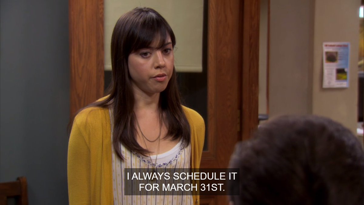years ago today april ludgate accidentally scheduled 93 meetings for ron sw...