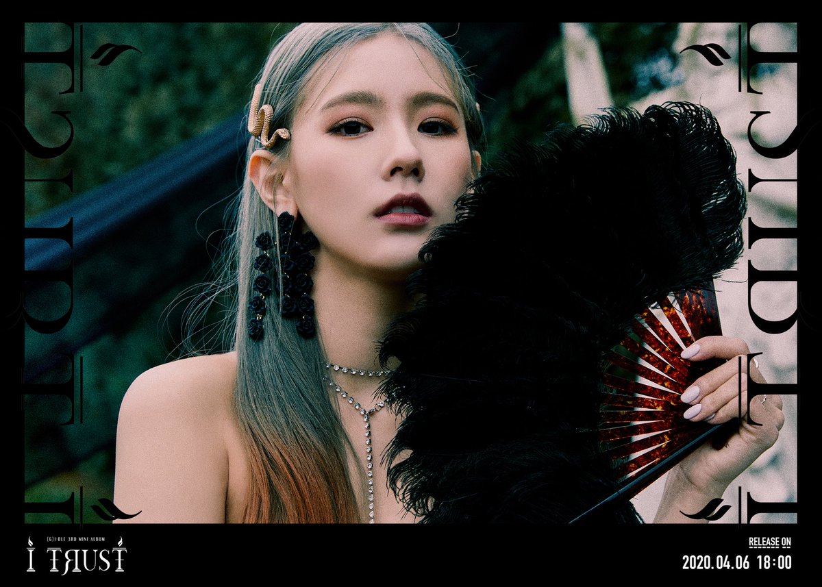 official_i_dle's tweet photo. (G)I-DLE 3rd Mini Album 
[I trust] True Ver. 
Concept Image : 미연 (MIYEON)

🎧 Release On  
2020.04.06 18:00 (KST) 

#여자아이들 #GIDLE
#I_trust
#미연 #MIYEON https://t.co/7QAq0NXs7e