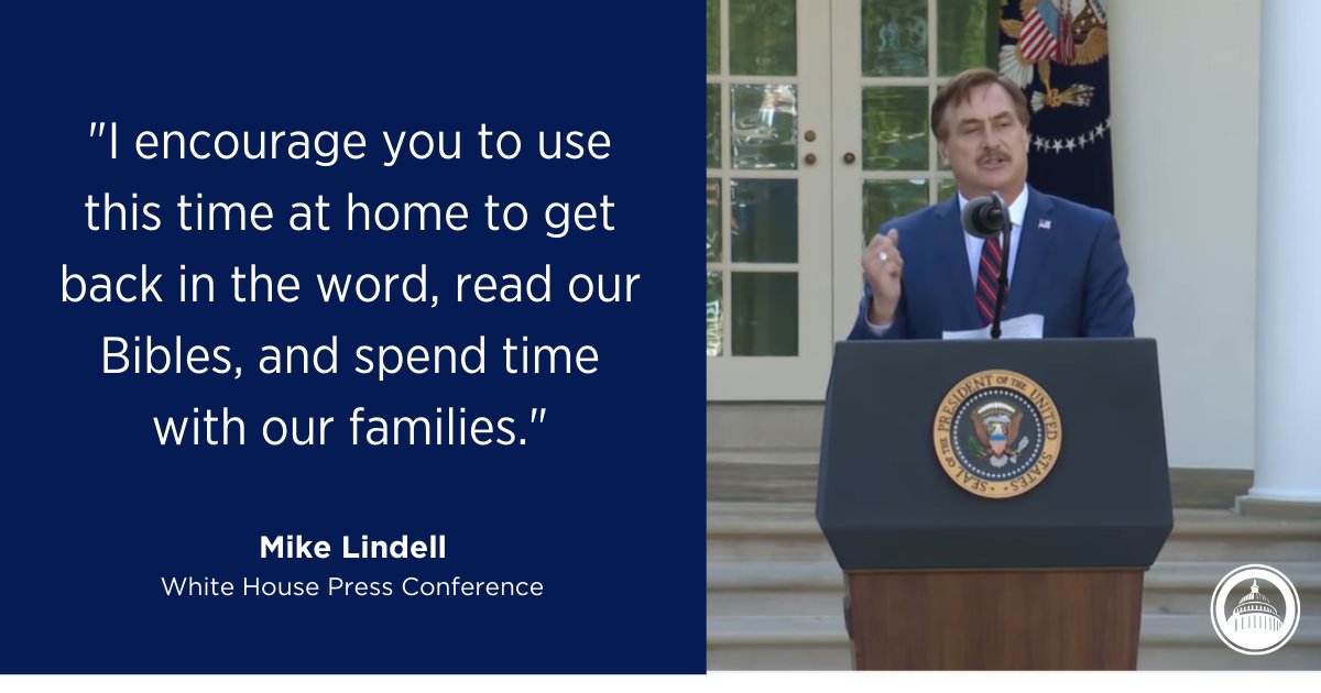 Thank you, <a href="/realMikeLindell/">Mike Lindell</a>. 

Need a Bible reading plan? Go here: frc.org/bible