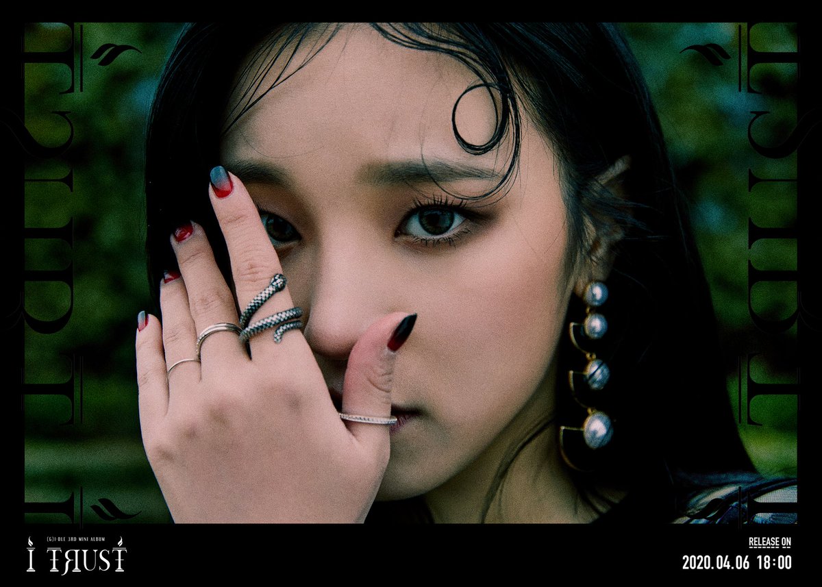 official_i_dle's tweet photo. (G)I-DLE 3rd Mini Album 
[I trust] True Ver. 
Concept Image : 우기 (YUQI)

🎧 Release On  
2020.04.06 18:00 (KST) 

#여자아이들 #GIDLE
#I_trust
#우기 #YUQI https://t.co/2Ac8418meg