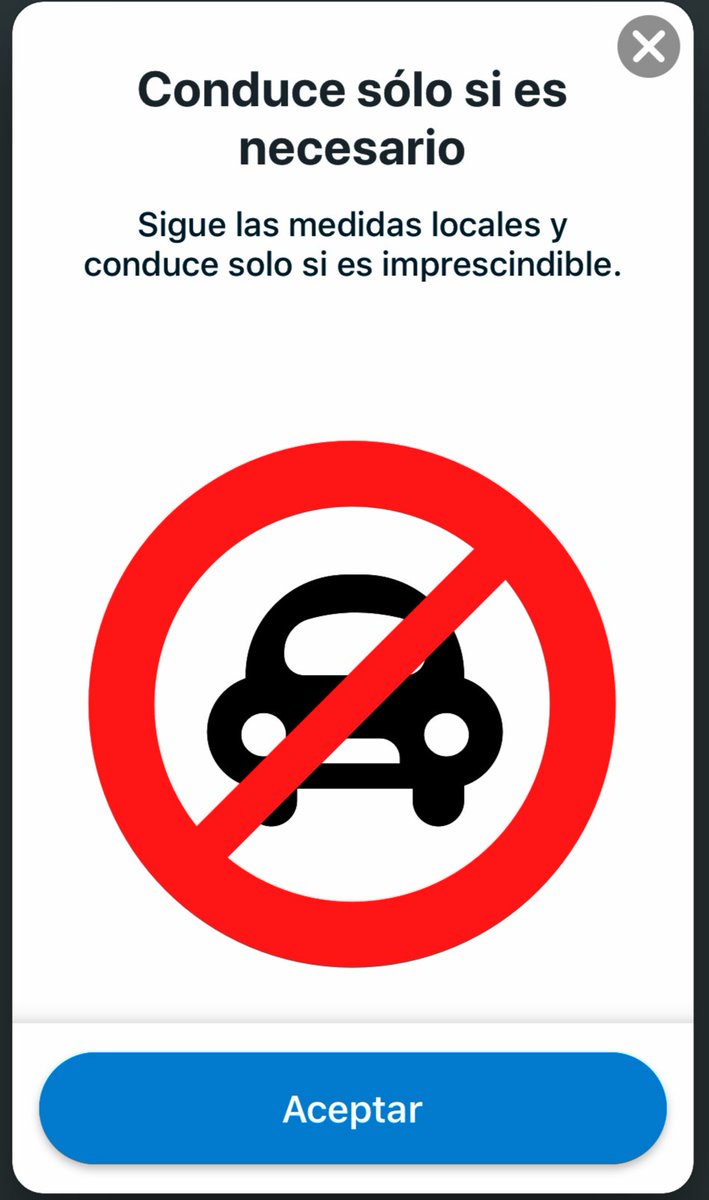 #WazeGT les informamos que #Waze ha implementado un recordatorio de #ConduceSóloSiEsNecesario recuerda #QuédateEnCasa