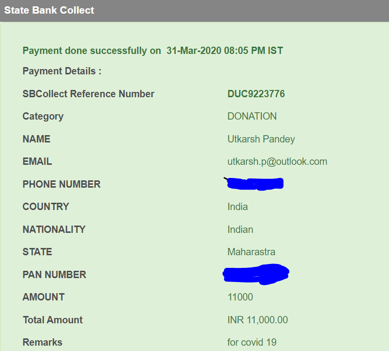 utcloudnet's tweet photo. Small bit of contribution towards #PMcaresfund for their  battle against #COVID19 !!
@narendramodi 
@PMOIndia 
 #IndiaFightsCorona https://t.co/NZu8jNVsDX