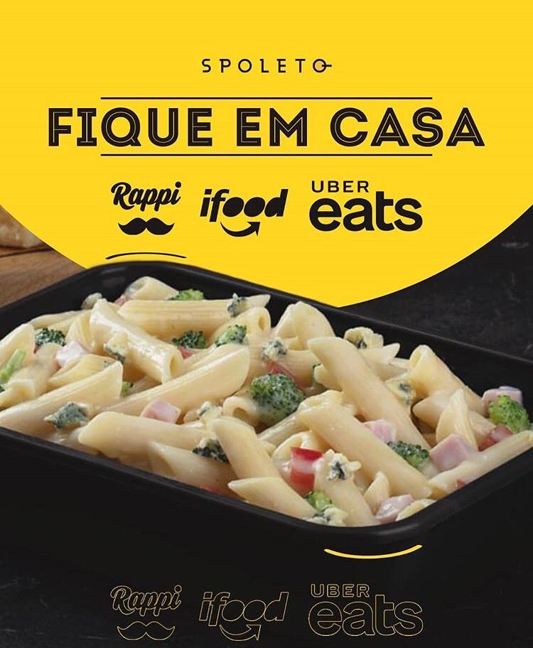 O Spoleto vai até você! Peça agora pelas plataformas de delivery!