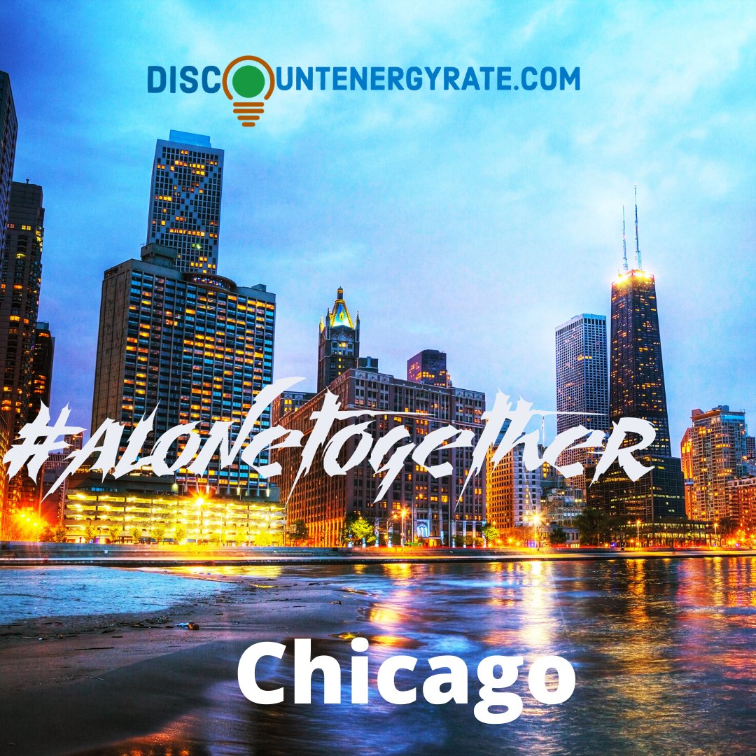 esavingspower's tweet photo. City of #Chicago Let's Support #socialdistance. #alonetogether https://t.co/A4kRutQzD8