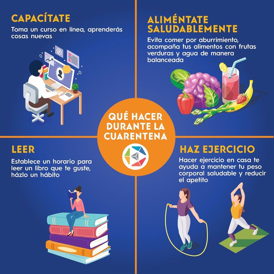 Mantén la mente ocupada, aquí van algunas ideas.

¡En Salvatierra nos cuidamos todos!
#QuédateEnCasa