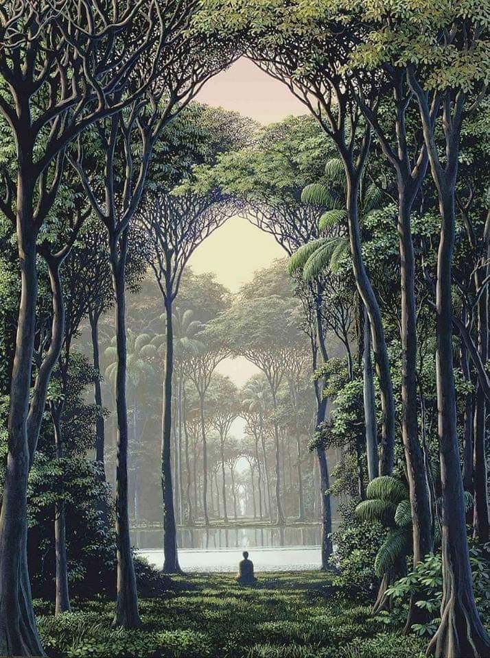 autriceAB's tweet photo. "Preghiera in una cattedrale verde"

👇Dipinto di Tómas Sánchez, pittore cubano e amante degli alberi. https://t.co/eNIR7klJlc