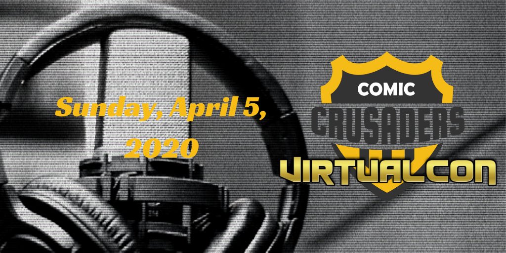 ComicCrusaders's tweet photo. Help #SpreadTheWord This Sunday #April5th from 9AM to 9PM EST, we will be hosting our first ever #ComicCrusadersVirtualCon streaming on your favorite social streaming platform such as #Twitch, #YouTube, #Mixer, #FBLive and more... Peep the Schedule ---> https://t.co/dyRqFd64qn https://t.co/eDLYedOh0s