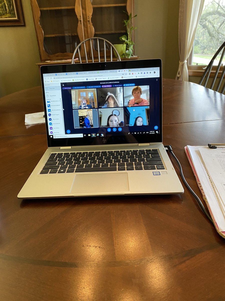 Connecting with my students online with canvas conferencing! Keeping the learning engaging! <a href="/DrKarynChristy/">Karyn Christy</a> <a href="/WilsonsCreekInt/">Wilson's Creek</a> <a href="/officialSPS/">Springfield Public Schools</a> #curriculum #climateculture