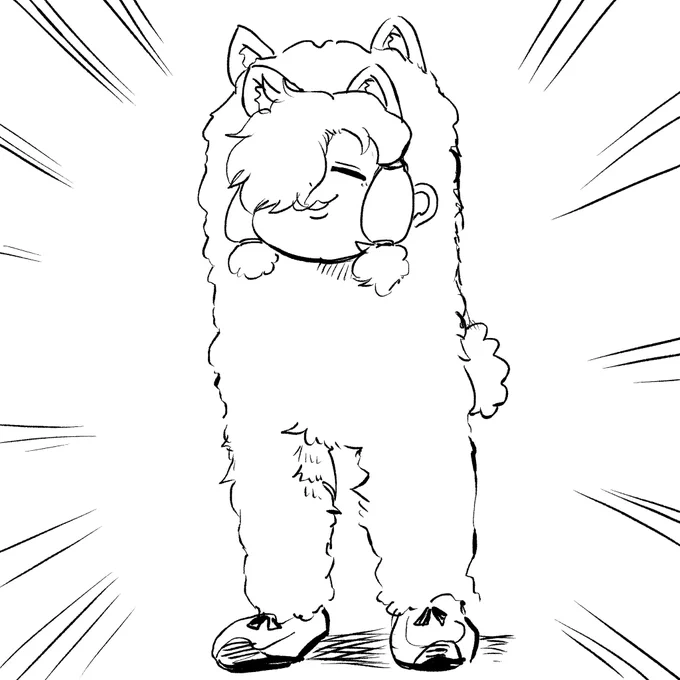 ふわもこアルパカ 