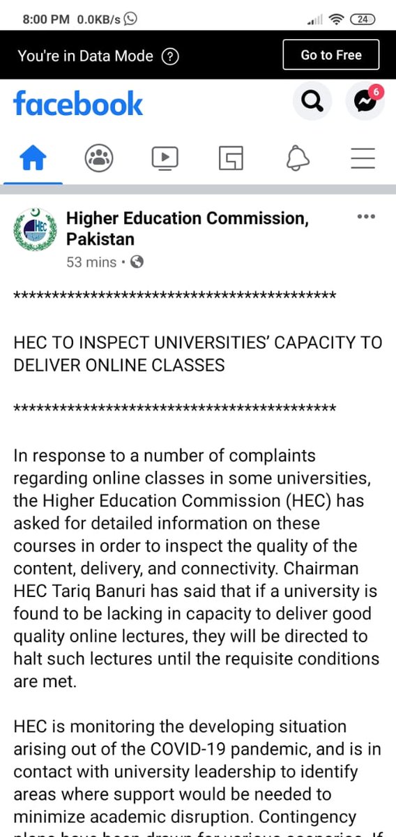 HasnainChaudh20's tweet photo. Mje smj nhi aa rhi k inko kese btaein k online classes se kisi ko kuch faida nhi ho rha. Bht se issues hain jo hamaray koi sun'NY  k liye tyaar nhi. Most of the students don't have the availability of internet.
#FastiansDemandSemesterBreak
#SuspendOnlineClasses https://t.co/GK2tiXaNvz