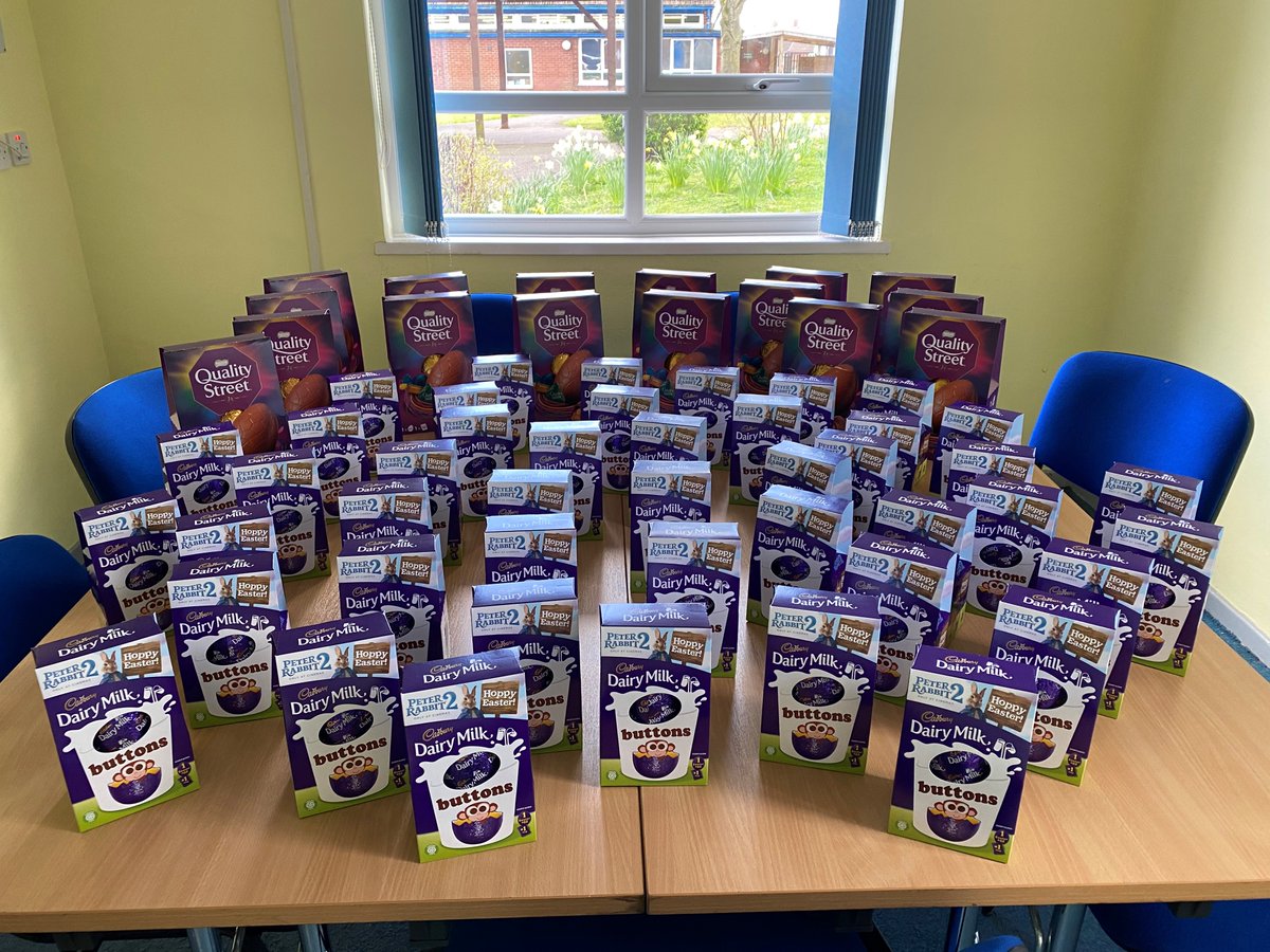 Thank you SO much <a href="/waitrose/">Waitrose & Partners</a> for your generous donation of Easter eggs  for the children and staff <a href="/LittleMeadP/">Little Mead Primary</a> Thank you <a href="/charrees/">Charlotte Robertson</a> for delivering them. You made a fabulous Easter bunny 🐰