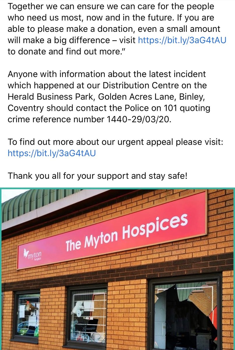 The Myton Hospices tweet media