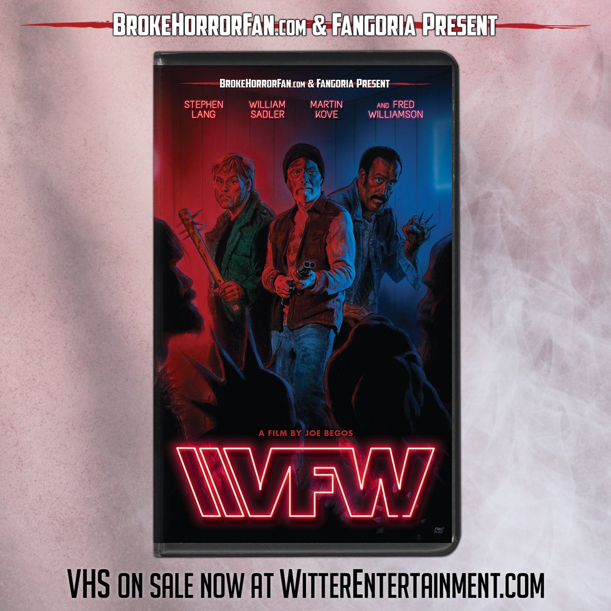Broke Horror Fan &amp; <a href="/FANGORIA/">FANGORIA</a> present @joebegos's VFW on VHS!

Limited edition, fully functional tapes available now at WitterEntertainment.com