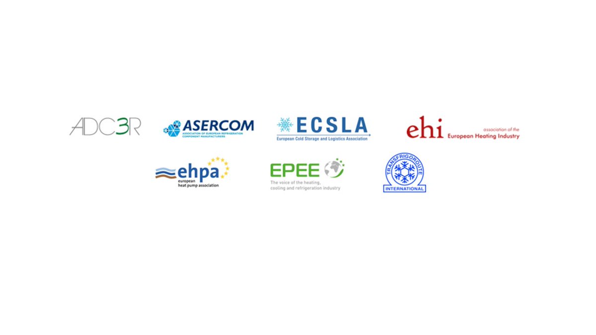 ADC3R, ASERCOM, <a href="/ECSLAColdStores/">ECSLA</a>, <a href="/EHIassociation/">EHI</a>, <a href="/helloheatpumps/">EHPA</a>, EPEE &amp; <a href="/Transfrigoroute/">Transfrigoroute EU</a> are committed to maintain the health, safety, productivity and comfort of all citizens &amp; call on EU governments to define our sector as critical. Read our PR > bit.ly/2xCKq89