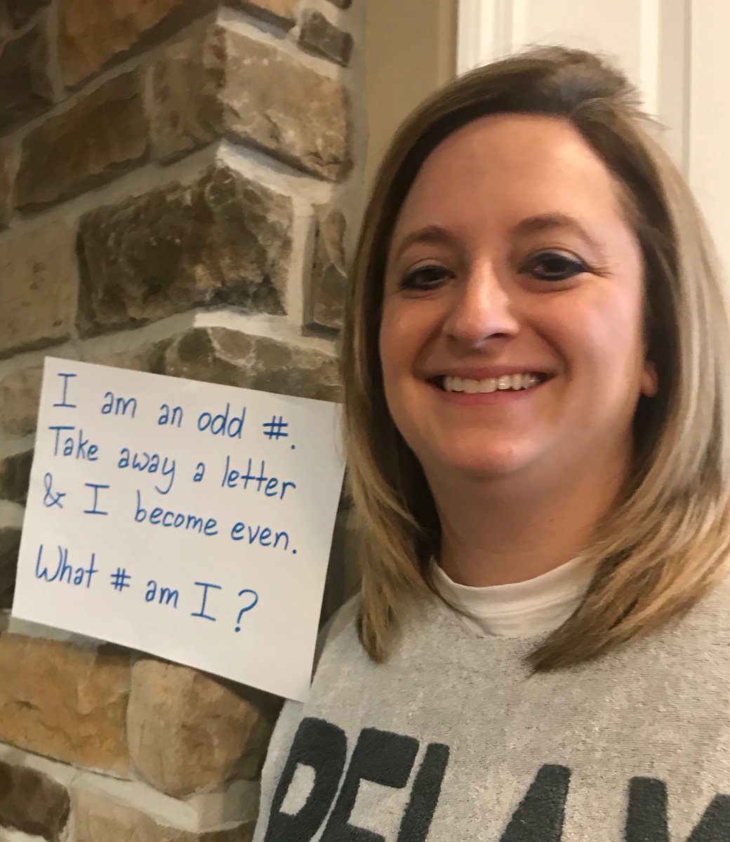 KatherineSchack's tweet photo. Today's WSD Math Project Problem is brought to you by Dr. Shelmire, AP @ Holt High School. Thank you @Holt_DrShelmire for sending in a problem! Can you solve this riddle? @WSDinfo
#WSDMathRocks #WSDLearns #StrongerTogether #WeAreWentzville https://t.co/2WaGCUDH4l