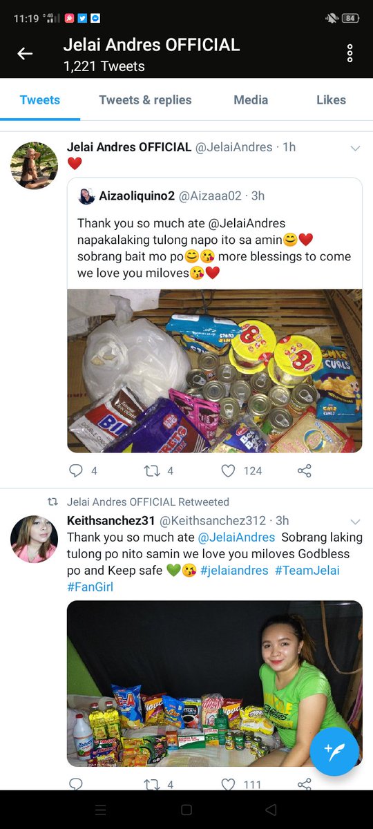Itsalynacrg's tweet photo. @JelaiAndres thank you for being so kind🥰 hindi ka lamang nakakapag pasaya nag bibigay ka pa ng panibagong pag asa🥰
Thank you miloves God bless you🥰 keep safe 🥰 https://t.co/8Lpe1b4SZj