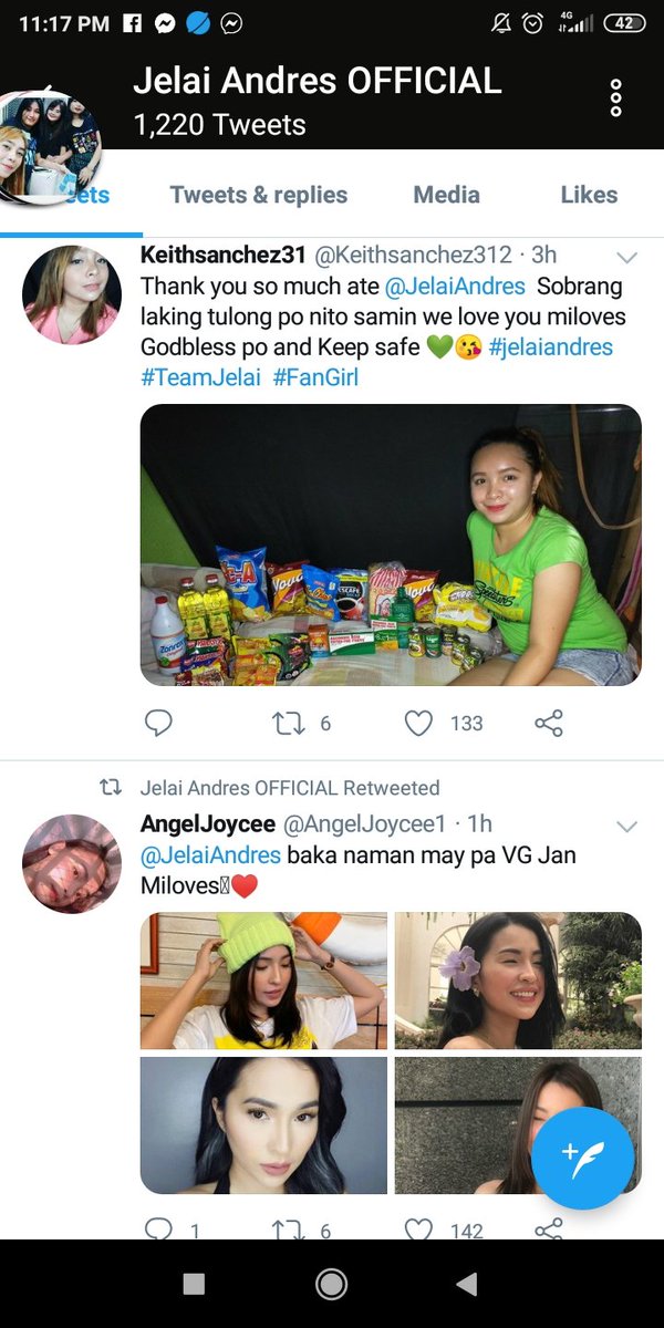 MahalKoSiBELLE7's tweet photo. @JelaiAndres sobrang dami mong natulungan ,napaka busilak nang puso mo hindi ako nagsisi na ikaw ang mamahalin ko hanggang dulo 😍😍 
Si mi loves gumawa nang paraan para makapagabot nang tulong 😍 

Si mayor?! tulog 🤣🤣🤣🤣 

#Gmapublicaffairs
Nakakaproud 😍😍😍😍 https://t.co/2fwVc5xcjC