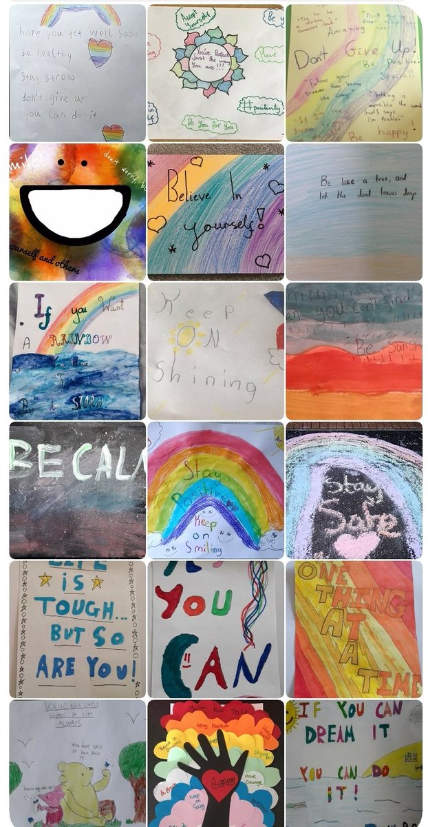 Remember I asked for pictures for the wall on the ward well a local primary school asked their children to help out will share what schools get involved when the wall done. Very humbled and greatful #sharepositivity @nhsfife @Safewards @KenQuinn71 @carole_sneddon @EwingEwingle