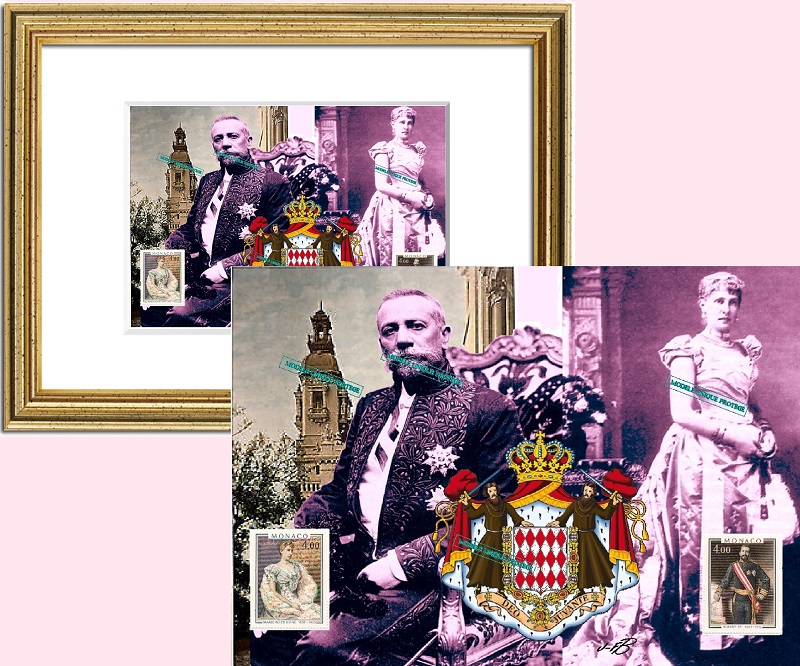 barbierjeanf's tweet photo. Bonjour,
Albert 1er et Marie Alice Heine, Prince et Princesse de Monaco, Timbres vintage sur montage photo, décoration murale par JFB.
#principautédeMonaco #timbres1980vintage #artdigital #montagephotounique #décorationmurale #objetdecollection #familleGrimaldi #princesavant https://t.co/KtZeDfjW2q