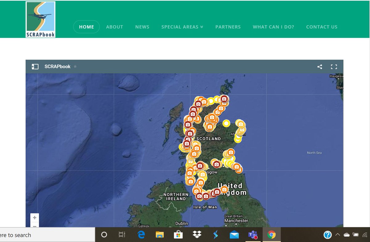 Even though the <a href="/SCRAPbook_Scot/">SCRAPbook</a> Project is finished for now you can still access the data here: scrapbook-scotland.org.uk

Huge thanks to Sky Watch &amp; the Moray Firth Partnership plus <a href="/mcsuk/">Marine Conservation Society</a> Sea Champs &amp; vols &amp; everyone who made this project happen! 

#OceanOptimism 

🛩️🌊📸🗺️🚯💙