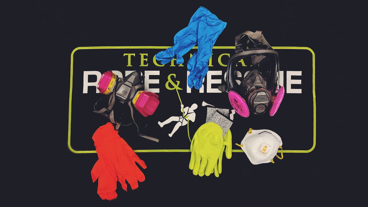TechRopeRescue's tweet photo. Gloves &amp; Masks - Are they effective tools for the general public in the fight against the spread of #COVID19? Read more in the latest article of our #wellness series:  
https://t.co/5dq1vTfuWy https://t.co/fD8Vm0nPaT
