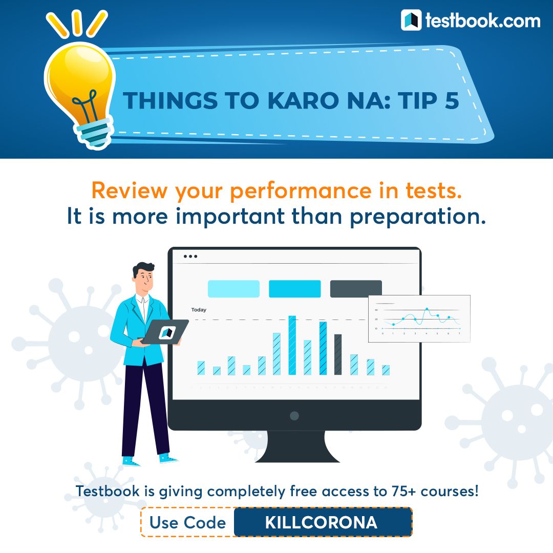 Testbookdotcom's tweet photo. Are you reviewing your performance and making progress?
The time is now!
Testbook is giving completely free access to 75+ courses. ⠀⠀⠀⠀
Use Coupon Code: KILLCORONA⠀⠀⠀⠀
Visit: https://t.co/IQkyazkzEn⠀⠀⠀
#CoronaVirus #KillCorona #ELearning #StudyWithTestbook https://t.co/UDFfTSJTsi