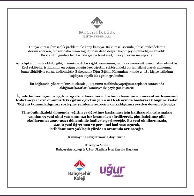 İcra Kurulu Başkanımız Sn. Hüseyin Yücel’in kamuoyu açıklaması:

#bizbizeyeteriz