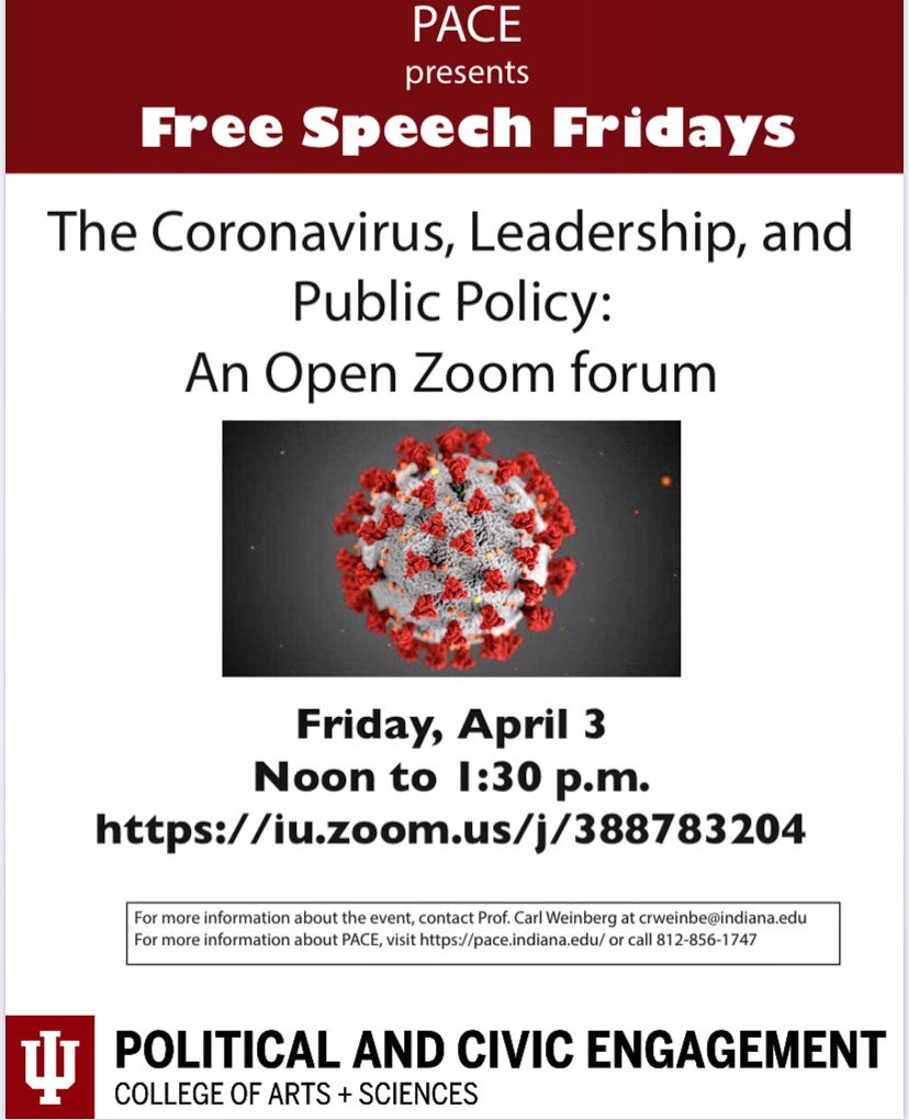 pace_iu's tweet image. Welcome back from your extended spring break #hoosiers ! PACE will continue to operate from a virtual perspective, join us in unpacking all that COVID-19 has changed this year