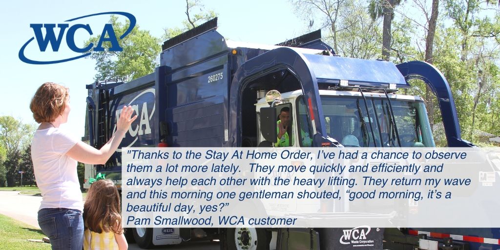 wcawaste's tweet photo. We appreciate your patience as we prepare and adapt to continue providing the services our customers need and expect during these difficult times.
For more information about WCA’s response to COVID-19 visit our page at:
https://t.co/GyEa1VuErD https://t.co/zzVF1kE9rE