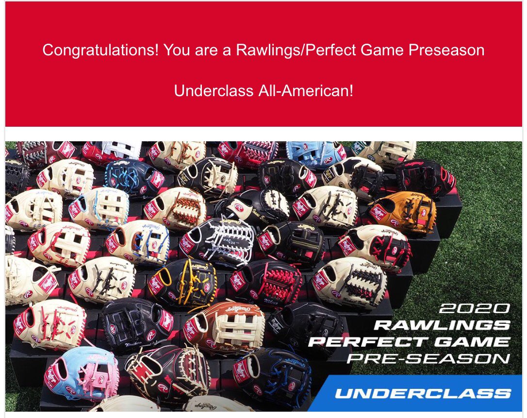 AsaTheAce's tweet photo. Thank you to @PerfectGameUSA and @RawlingsSports for this honor. https://t.co/P0W2NRDf7V
