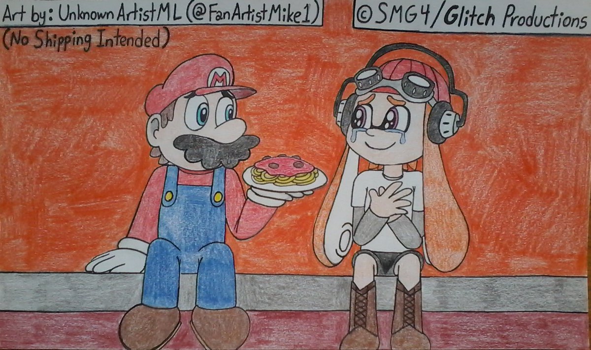 I hope you like it!P.S. No Shipping Intended #smg4 #smg4fanart #smg4mario.....