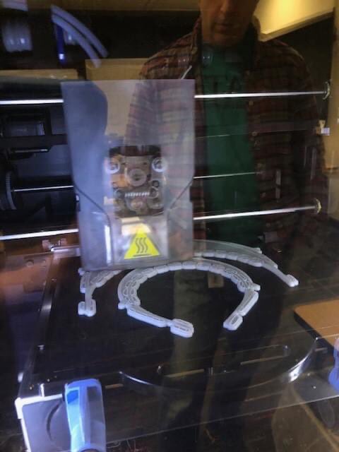ONCBOCES's tweet photo. NV Engineering has been working w/Basset/Fox Hospital to 3D print face shield pieces &amp; N95 face masks. The program will plan on producing as many items as they can for local health care providers.  Students will review this process when they return. #ONCBOCES #BOCESproud #OAOC https://t.co/hGA1S3XfRF
