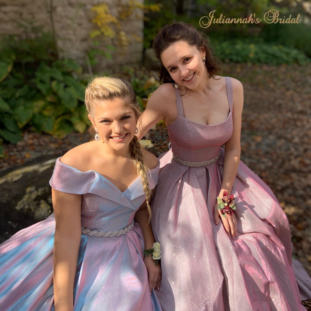 TheDavidTT's tweet photo. 2 of our beautiful prom ambassadors! Didn't get your dress yet? No worries! Our samples are patiently waiting here for us to re-open!

Until then, check out https://t.co/PqnEz4ljXT for inspiration!

#juliannahs #prom2020 #prom #gown #dress https://t.co/Ysh6Nron8E