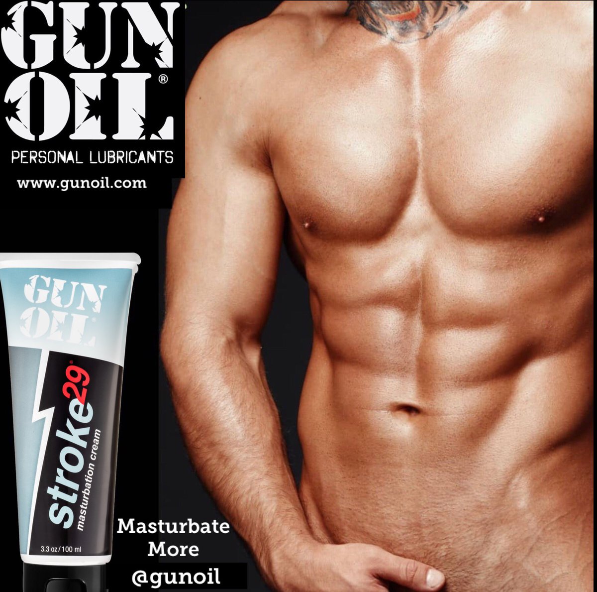 GunOil's tweet photo. Can you make it to the 29th stroke? #Stroke29 starts out thick. As you work it, the formula absorbs energy from friction & body heat transforming around the 29th stroke to a #slick glide. Feel the change as it happens. #GetTheLube #GunOil #Lube https://t.co/C3Uvhl9NL2 https://t.co/25wSAxEHxA