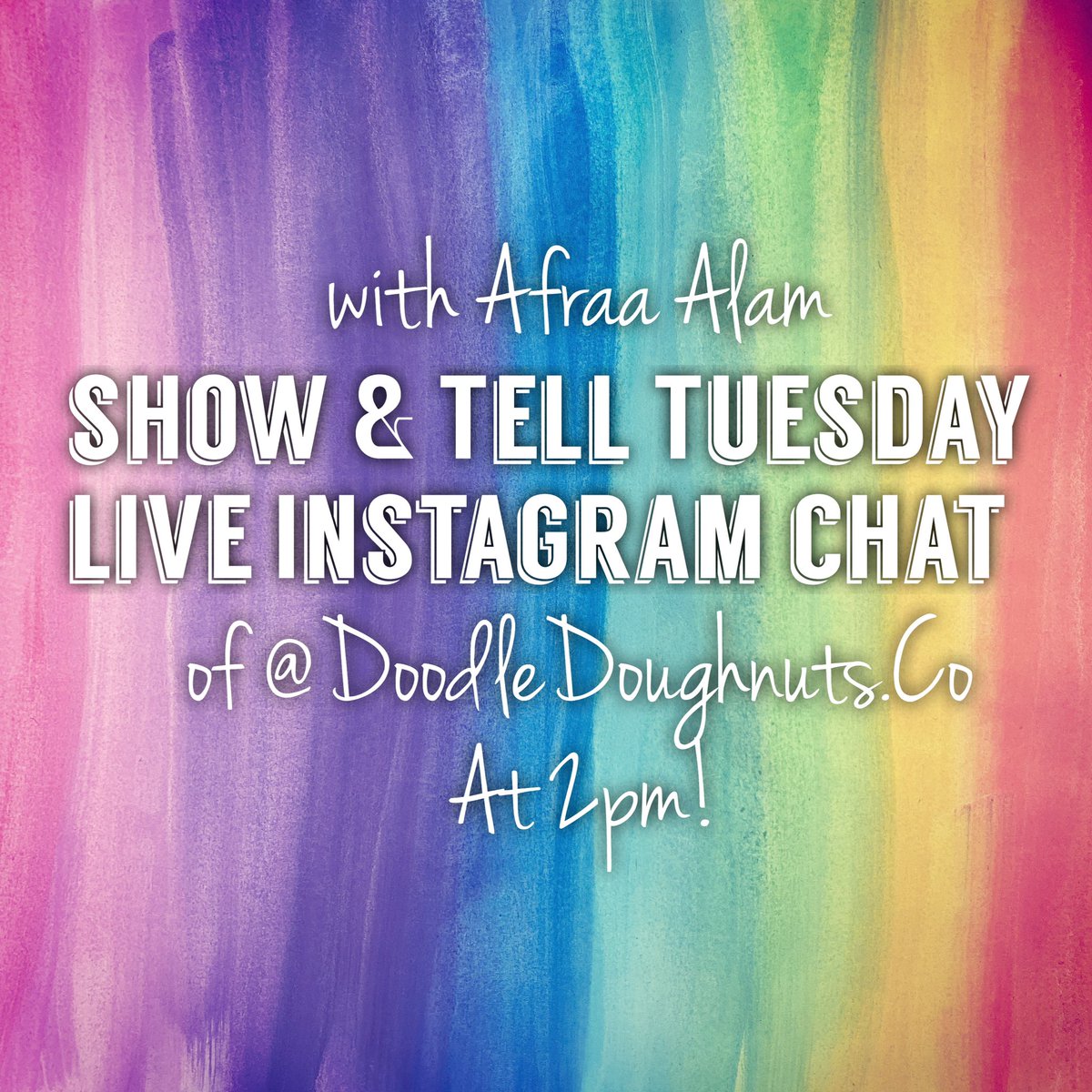 LvngRmArt's tweet photo. Join us at 2pm on the #thelivingroomartstudio Instagram for a live stream chat with @cottoncarat17 of @doodledoughnuts!! We’ll see what she’s working on, learn about #kawaii inspired art & how it can help lift our spirits! 🤗 #makingartmatters https://t.co/fc95LtJ0vJ