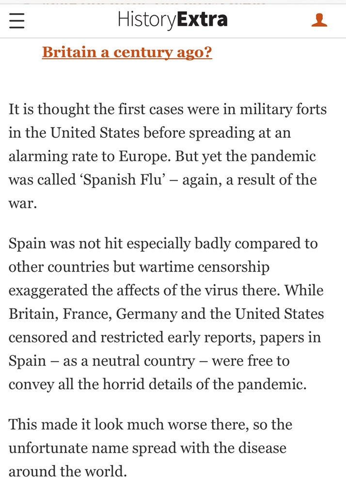 Sadaf Jabbar On Twitter Fun Fact Why 1918 Influenza Is Called