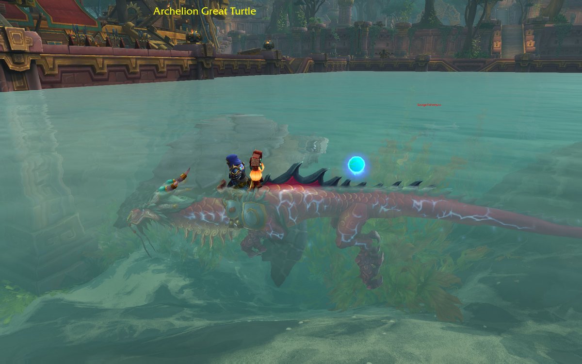 SpellboundWolf's tweet photo. I discovered the Archelion Great Turtle today. 2/2
#Warcraft #videogames #gaming #WorldofWarcraft #WoW #Pandaren #seaturtle #ArchelionGreatTurtlee #Alani #Pandaren #CloudSerpent #raremount #specialmount #tropical https://t.co/cwv7B1Cf2c