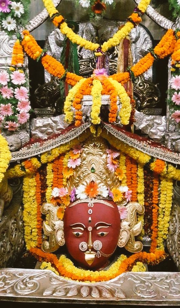 At Nandapur she was Narayani and after shifting, she was installed in the middle of the Rayagada fort. It was how Narayani is said to have been called Majhi Ghariani which later has taken a corrupt form of Majji Gowri or Majhi Gauri.