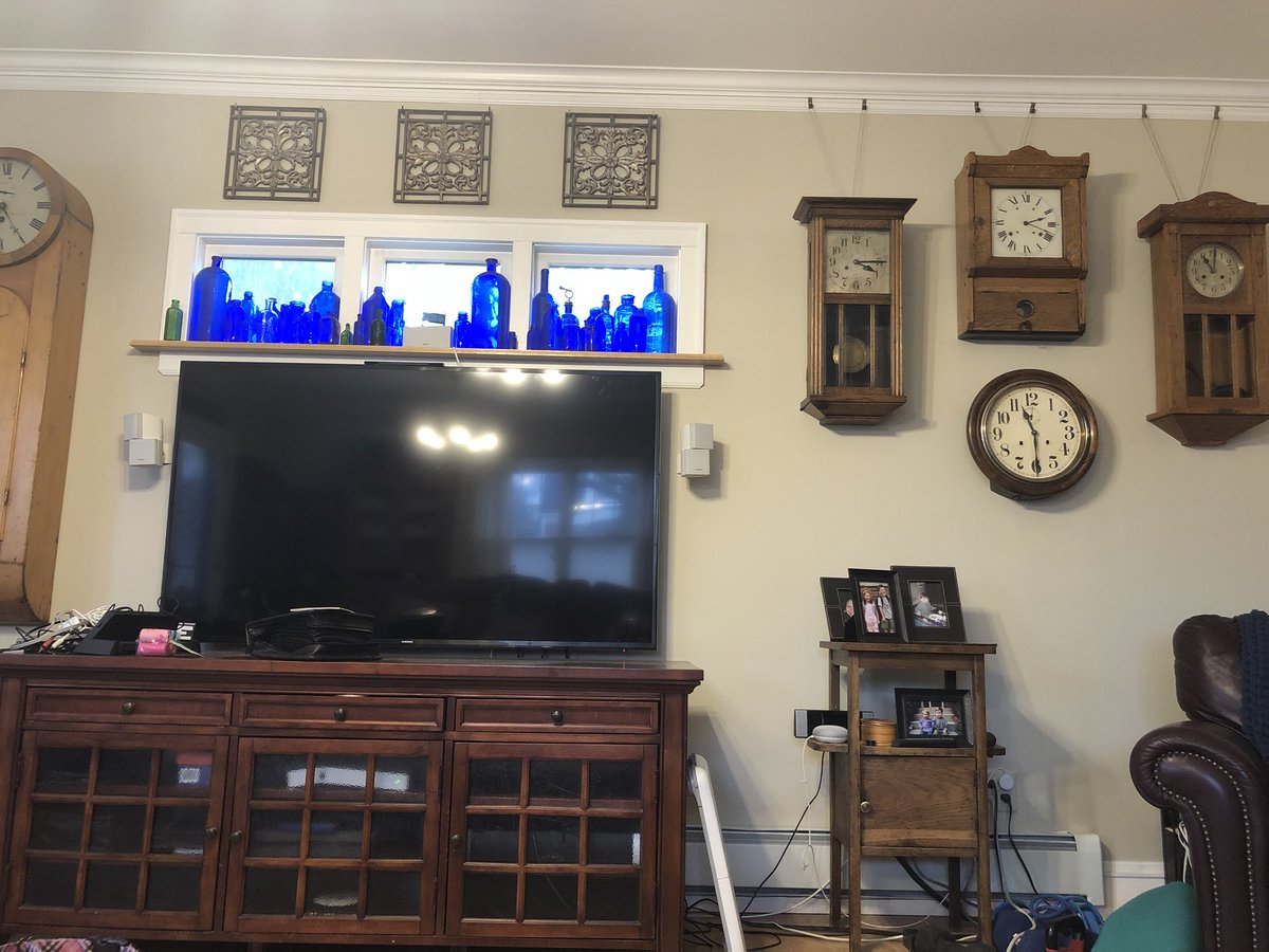 MsERode's tweet photo. #Shapehunt My view from the couch where I have been spending alot of time with my family! What shapes do you see? #BuBlockAMath https://t.co/H7BhhozKYp