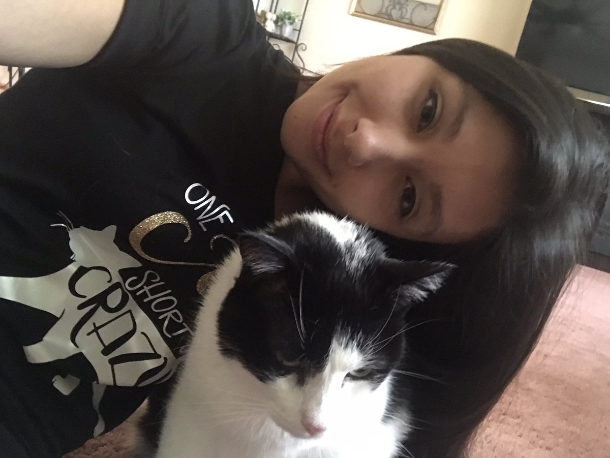 MissCastaneda14's tweet photo. We have a cat in the library! #VirtualSpiritWeek #ressproud #CatMom https://t.co/haz7HDarew