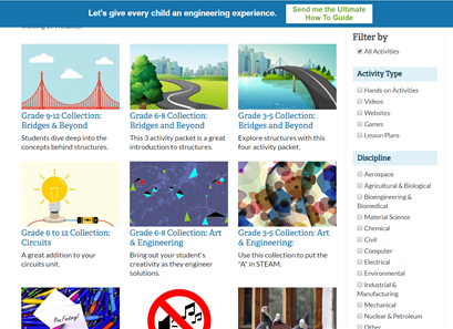 wisekidnetic's tweet image. @DiscoverEorg is one the best places for #EngineeringActivities for kids grades k to 12. Some awesome ways to #ExploreEngineering - design a Folding Solar Panel; Roller Coaster; even a Candy Dispenser. 
#BringSTEMHome #STEMatHome 
discovere.org/our-activities