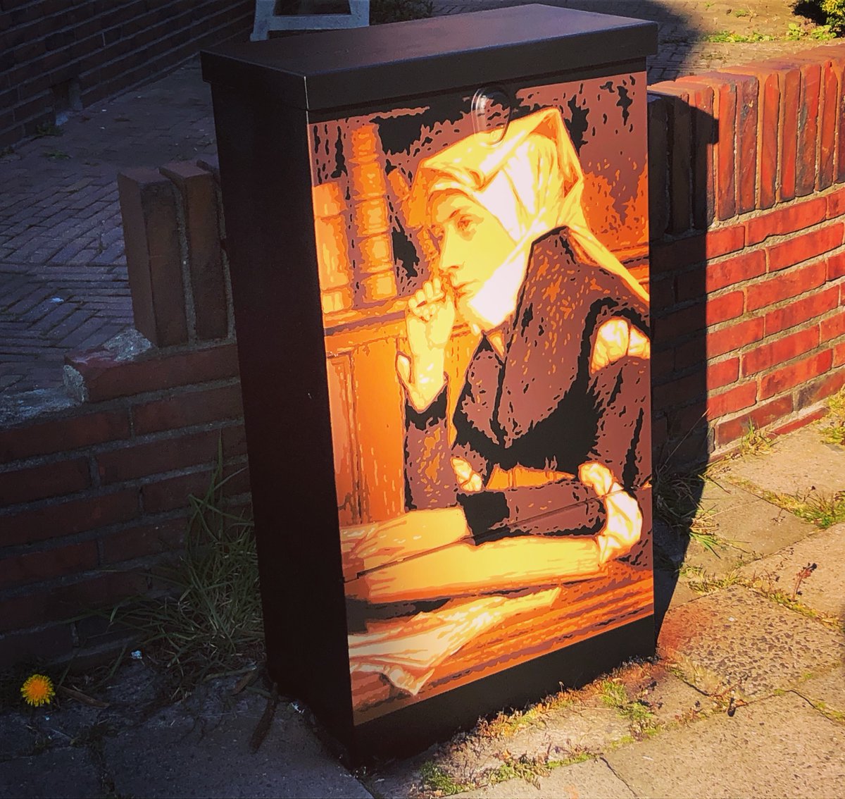 nieuwe kunst in de straat.....#streetart #vosseparkwijk #Leeuwarden