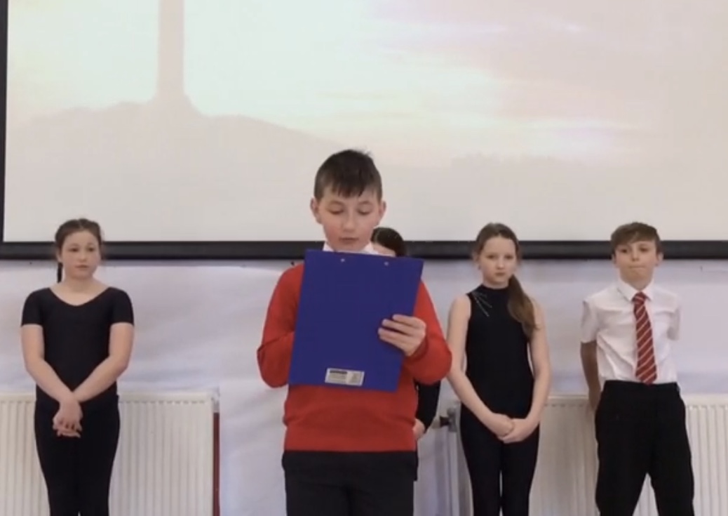 AuchenlodmentPS's tweet photo. Today our Primary 6 class had planned to share their Easter assembly with the whole school. Luckily they're an organised class and recorded it for their parents to view before schools closed. Here are a few pictures from an amazing service #resilient #Easterdance #proud https://t.co/7HI9T3KtGO