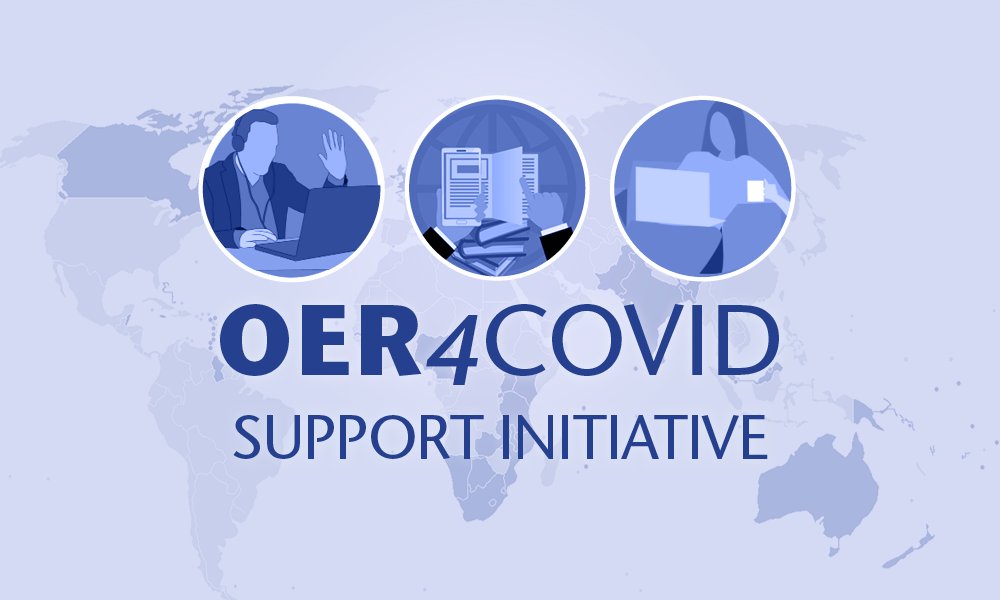 COL4D's tweet photo. COL &amp; the OER Foundation (OERF) New Zealand established #OpenEducationalResources for #COVID19 (OER4COVID)
#OER4COVID will host online training sessions to #buildcapacity for educators to #designanddevelop OER-enabled #onlinecourses.
Details &amp; dates/times: https://t.co/4A9Urv8IYJ https://t.co/1iiUu2Dwnf