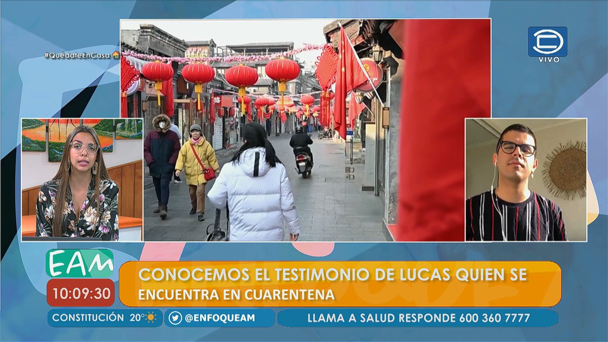 ENFOQUEAM's tweet photo. Con el saludo de @Jessicalaimo comenzó la edición del #Matinal @ENFOQUEAM este día martes 31 de #Marzo, jornada que contó con los #Despachos #EnVivo de @adiazvaldes con informaciones ligadas a la #Emergencia por #COVID19 por parte de la @SegegobMaule y la @IntendenciaVII https://t.co/BeY0lpqmXl